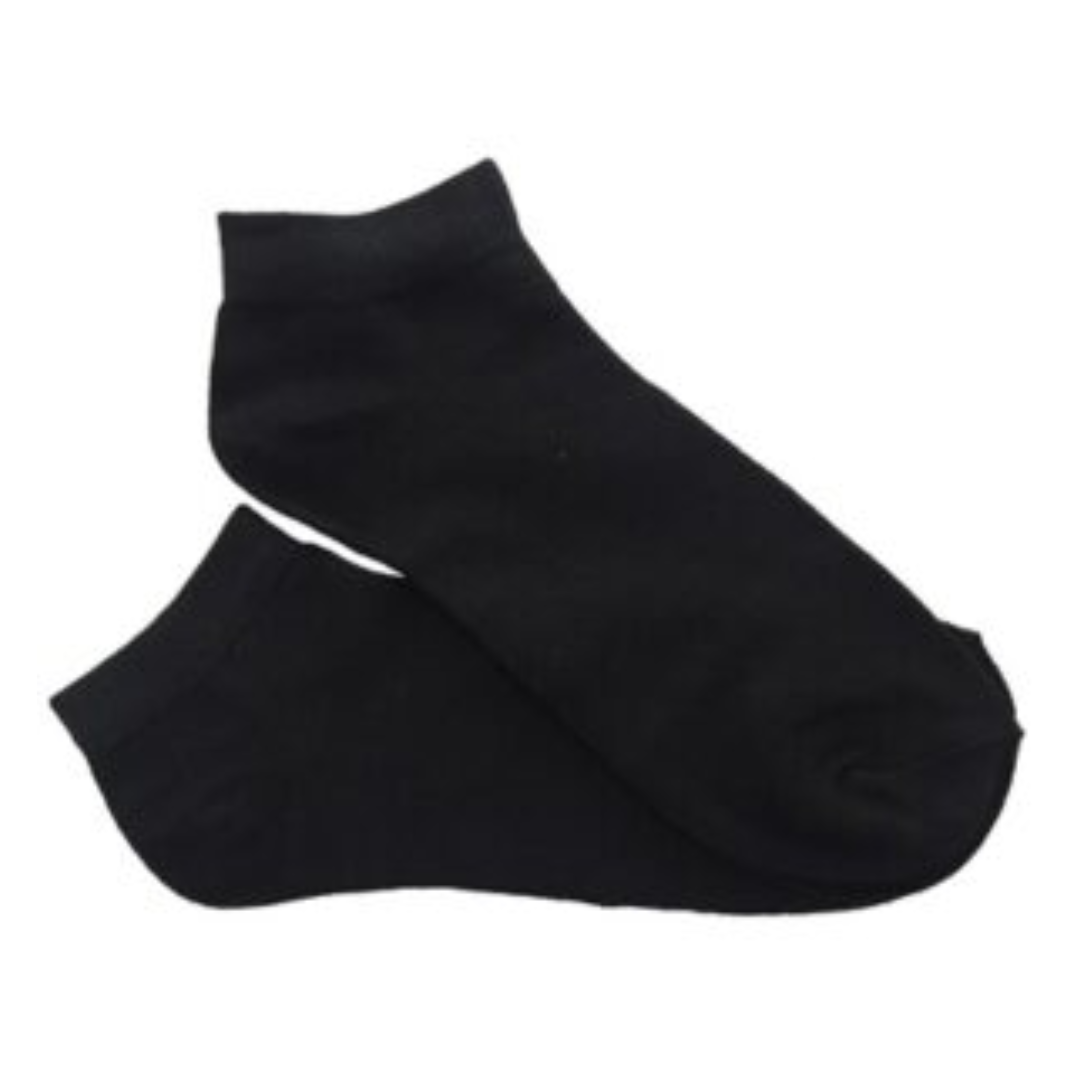 BLACK ANKLE SOCKS