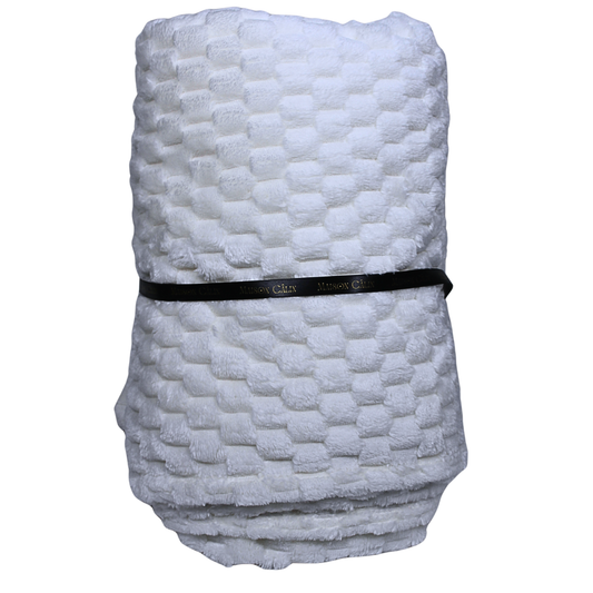 Maison Câlin ULTRA FLUFFY BLANKET WHITE