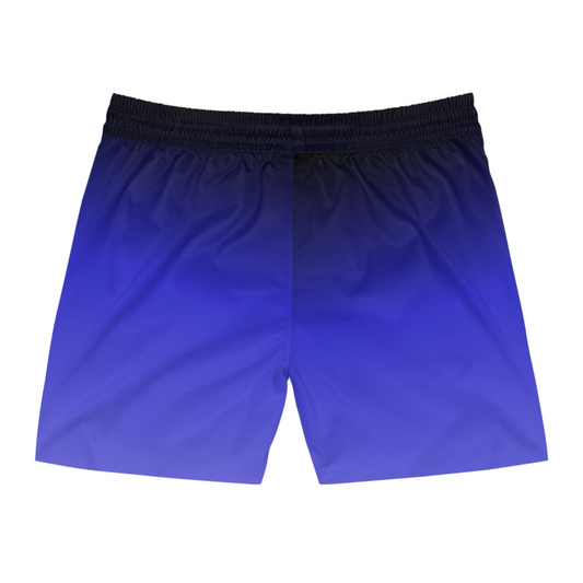 Blue Faded Men's Swimming Shorts