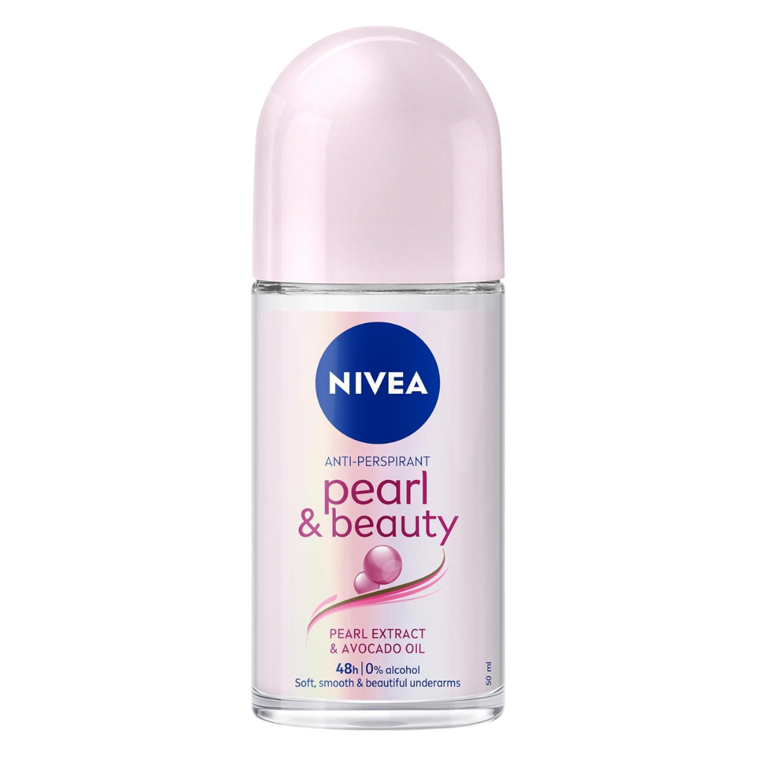 NIVEA Pearl & Beauty Anti-perspirant Roll-on Deodorant - 50ml