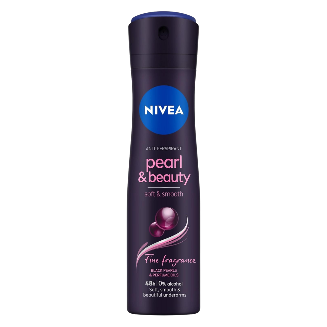NIVEA Pearl & Beauty Black Pearl Anti-perspirant Deodorant Spray - 150ml