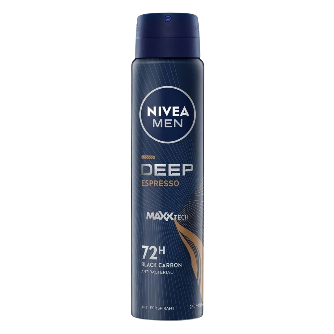 NIVEA MEN DEEP Espresso Anti-perspirant Deodorant Spray - 150ml
