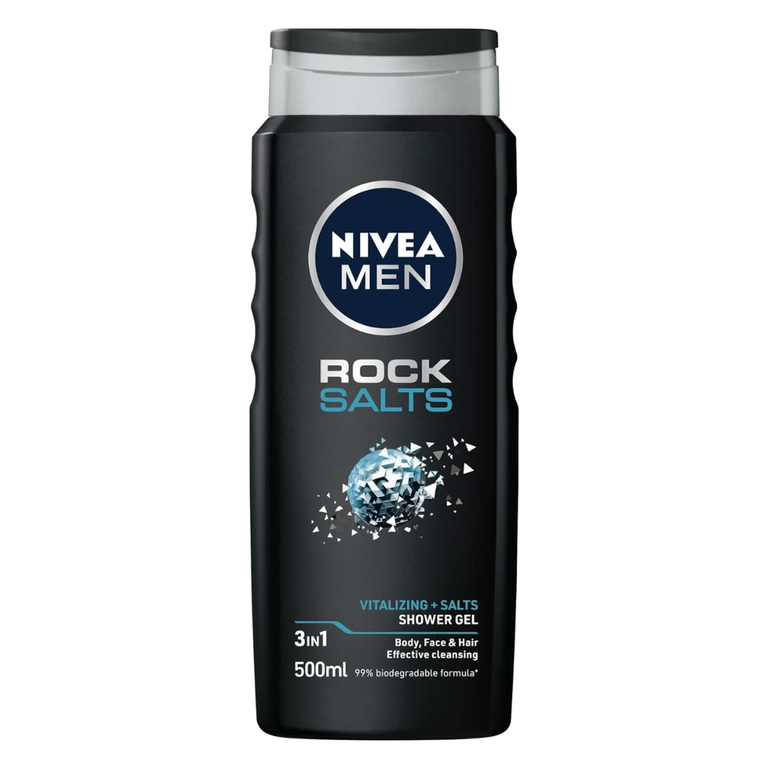 NIVEA MEN Shower Gel Rock Salt 500ml