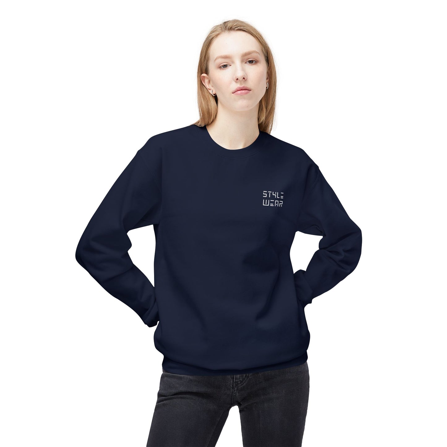 Style Wear Original Navy Blue Crewneck Sweatshirt