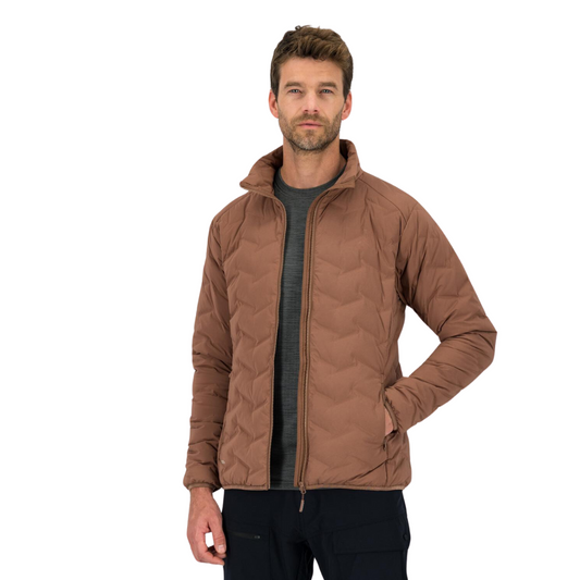 K-WAY MEN’S MAKALU 2.0 DOWN PUFFER JACKET - BROWN