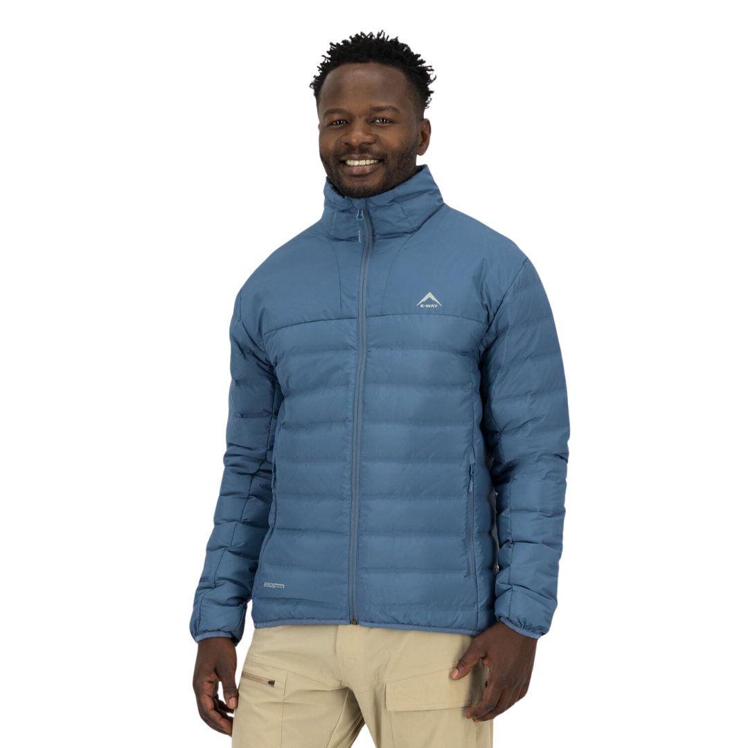 K-WAY MEN'S CREEK DOWN JACKET - SEA BLUE