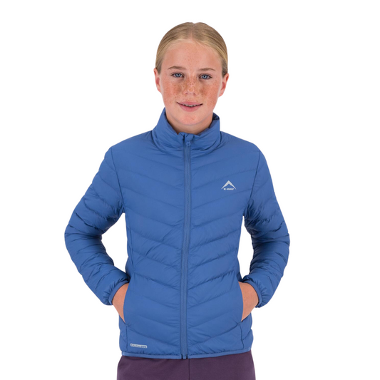 K-WAY K-LITE YOUTH DOWN JACKET GIRLS - BLUE