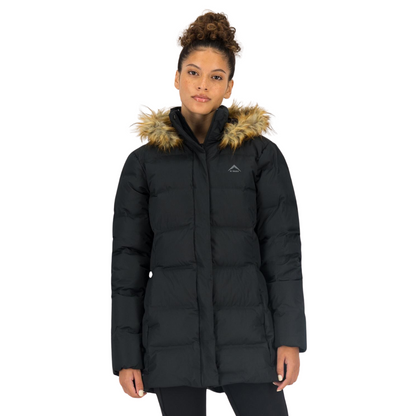 K-WAY WOMEN'S LASSEN DOWN JACKET - BLACK