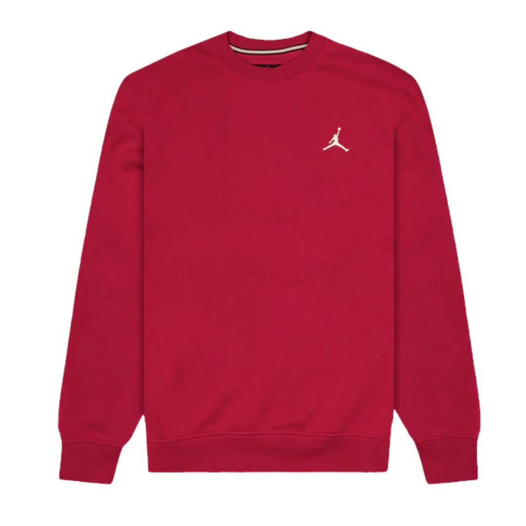 Jordan Flight MVP Wordmark Fleece Crew - Cardinal Red