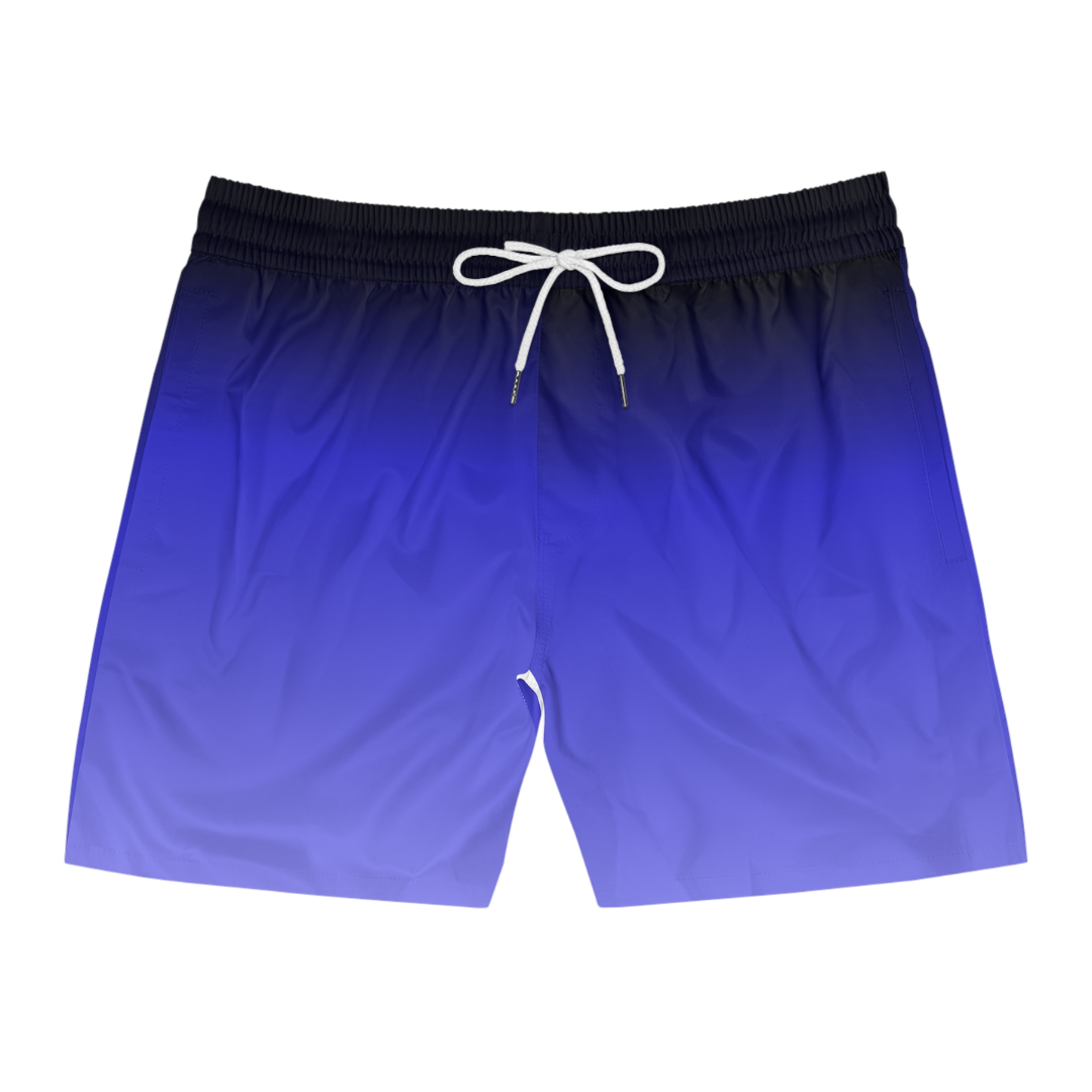 Blue Faded Men's Swimming Shorts