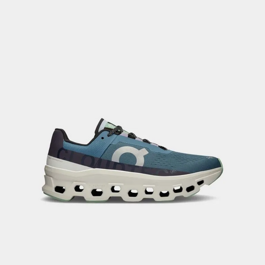 Mens On Running Cloudmonster Blue Running Shoes