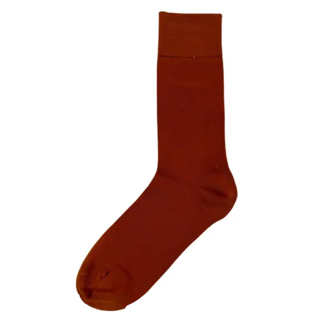 BURNT ORANGE SOCKS