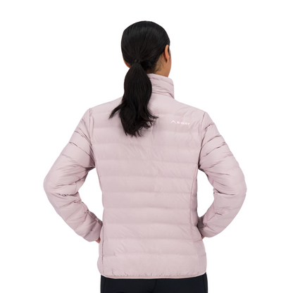 K-WAY WOMEN'S EMBER RE:DOWN JACKET - DUSTY PINK/LIGHT PINK