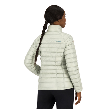 K-WAY WOMEN'S  EXPEDITION SERIES HELENA DOWN JACKET - SILVER