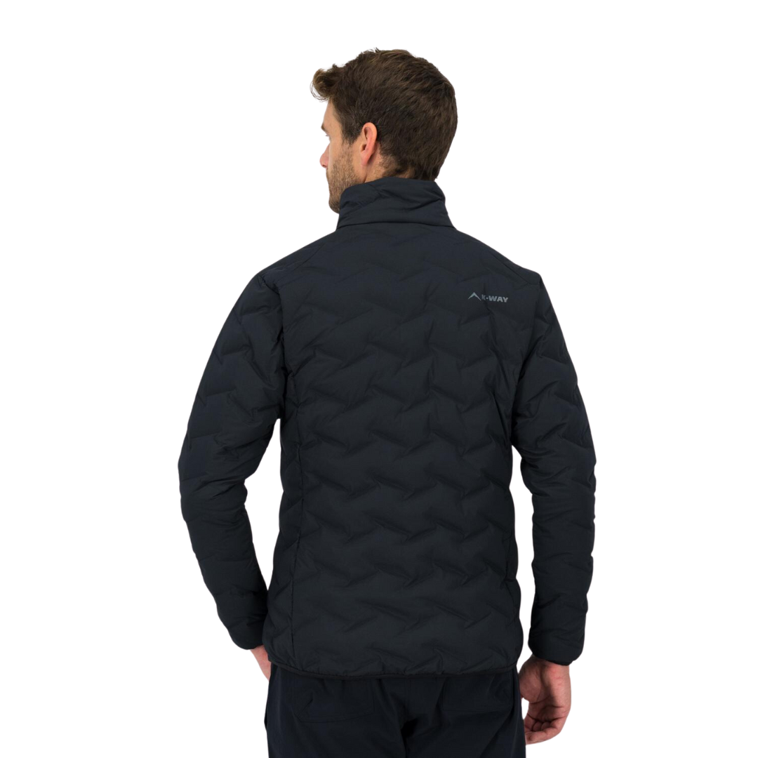 K-WAY MEN’S MAKALU 2.0 DOWN PUFFER JACKET -  BLACK