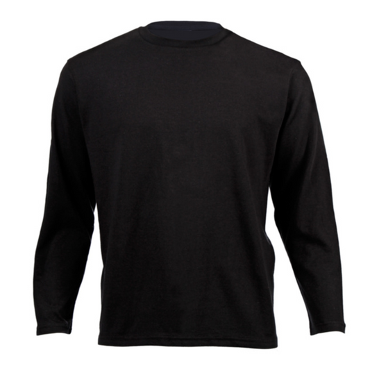 KIDS - Plain Black Long Sleeve T-Shirt