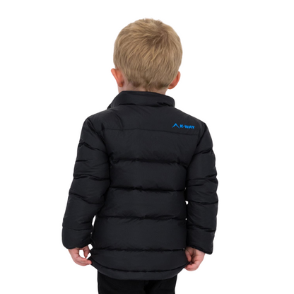 K-WAY KIDS ASHER DOWN PUFFER JACKET - BLACK