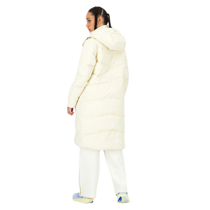 K-WAY WOMEN’S MMXXI SUPREME WIDE CHANNEL PUFFER COAT - MILK