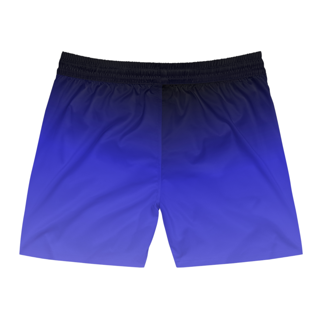 Blue Faded Men's Swimming Shorts