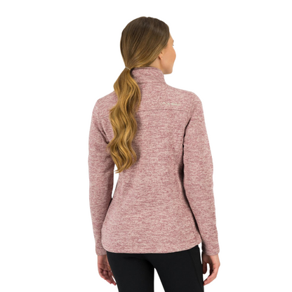 K-WAY WOMEN'S MELISSA KNITTED FLEECE JACKET - MAUVE