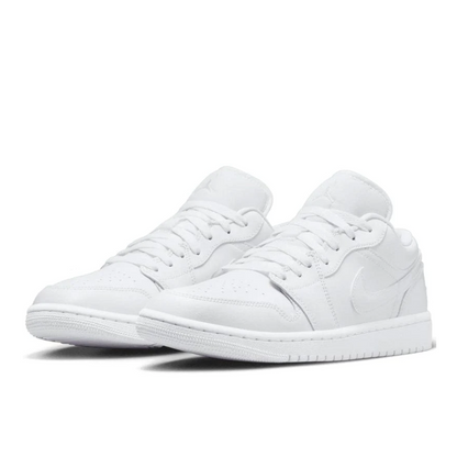 JORDAN 1 LOW TRIPLE WHITE (2022) (WOMEN'S)