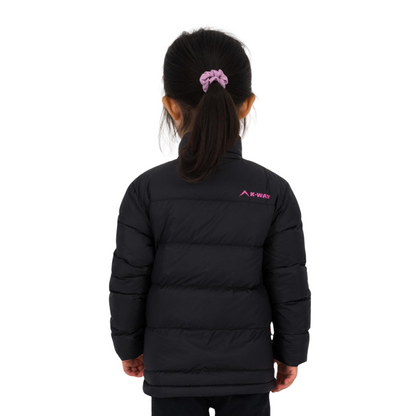 K-WAY KIDS PHOENIX DOWN PUFFER JACKET - BLACK