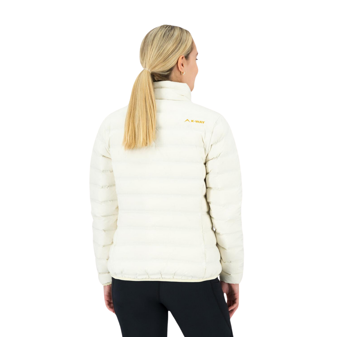 K-WAY WOMEN'S EMBER RE:DOWN JACKET - MILK