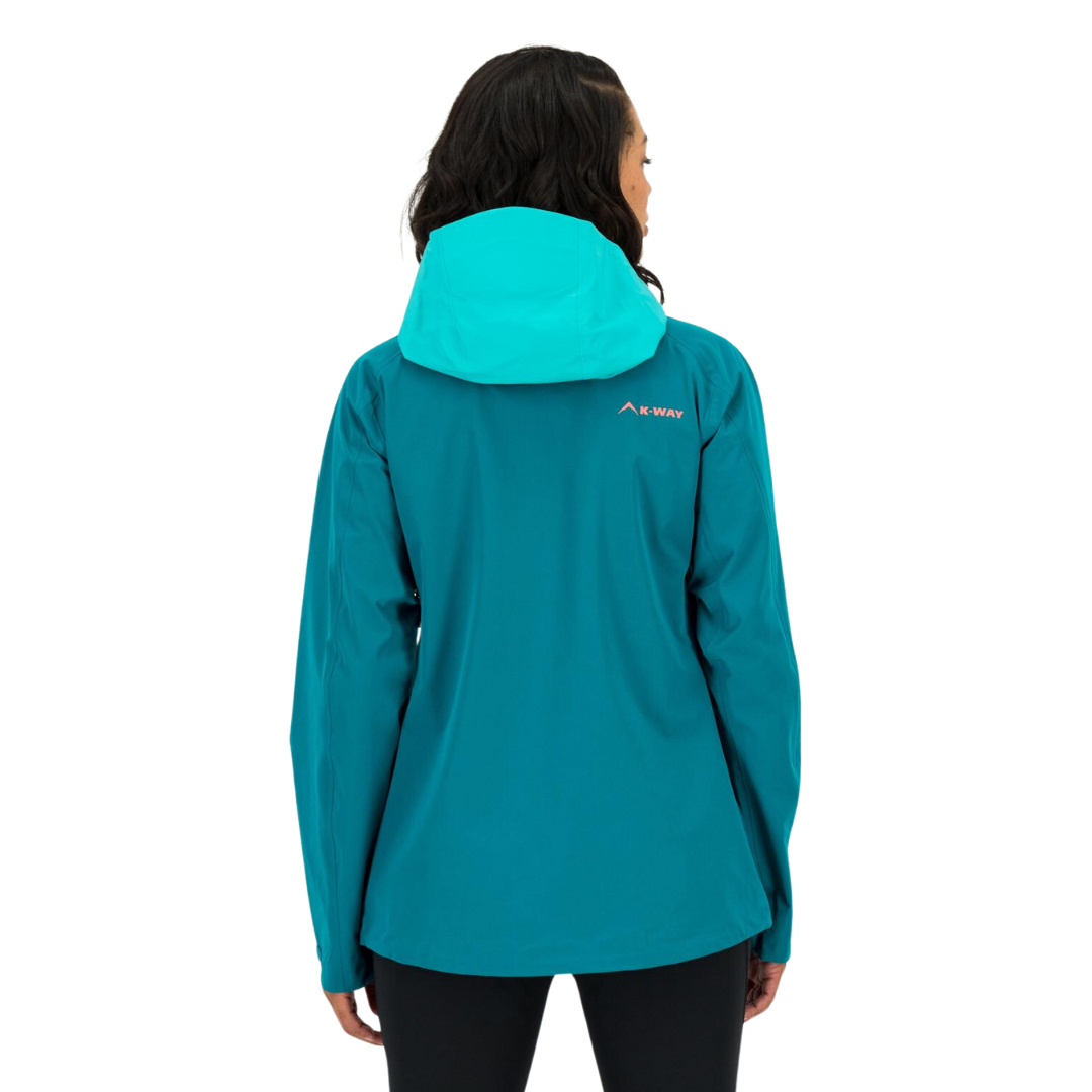 K-WAY WOMEN’S EXPEDITION SERIES KILI 2.0 SHELL JACKET - Teal