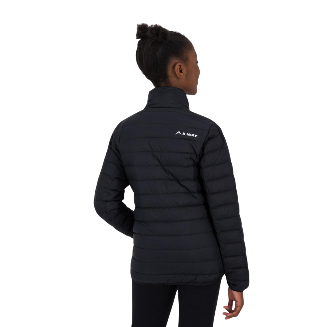 K-WAY K-LITE YOUTH DOWN JACKET GIRLS - BLACK