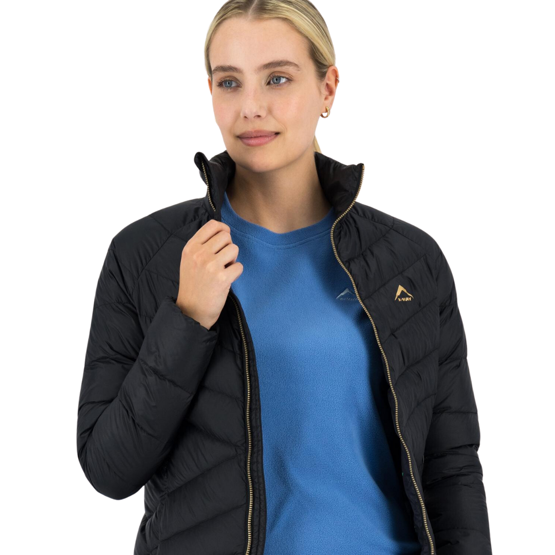 K WAY WOMEN S SKY DOWN PUFFER JACKET BLACK Style Wear