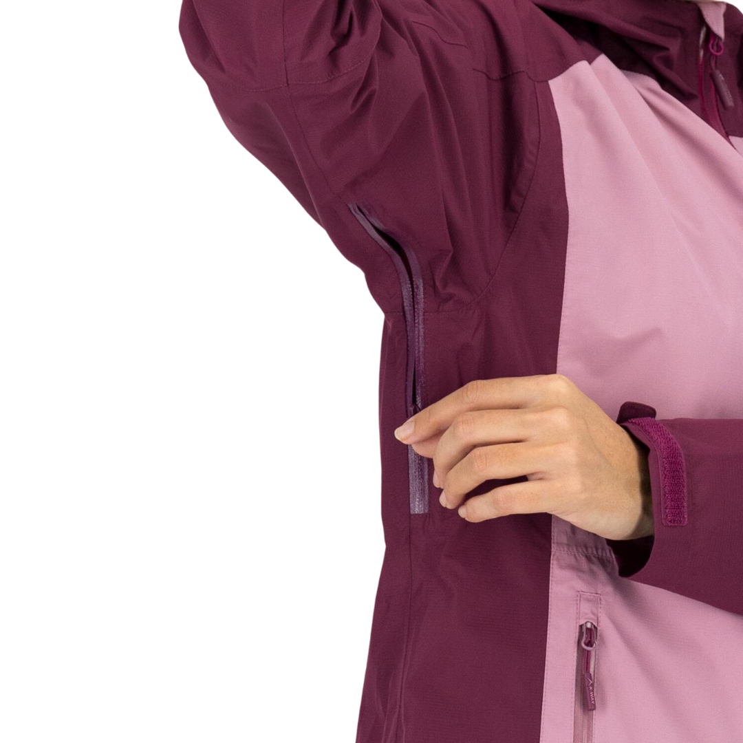 K-WAY WOMEN'S NIAGARA TECH HIKING JACKET - PLUM