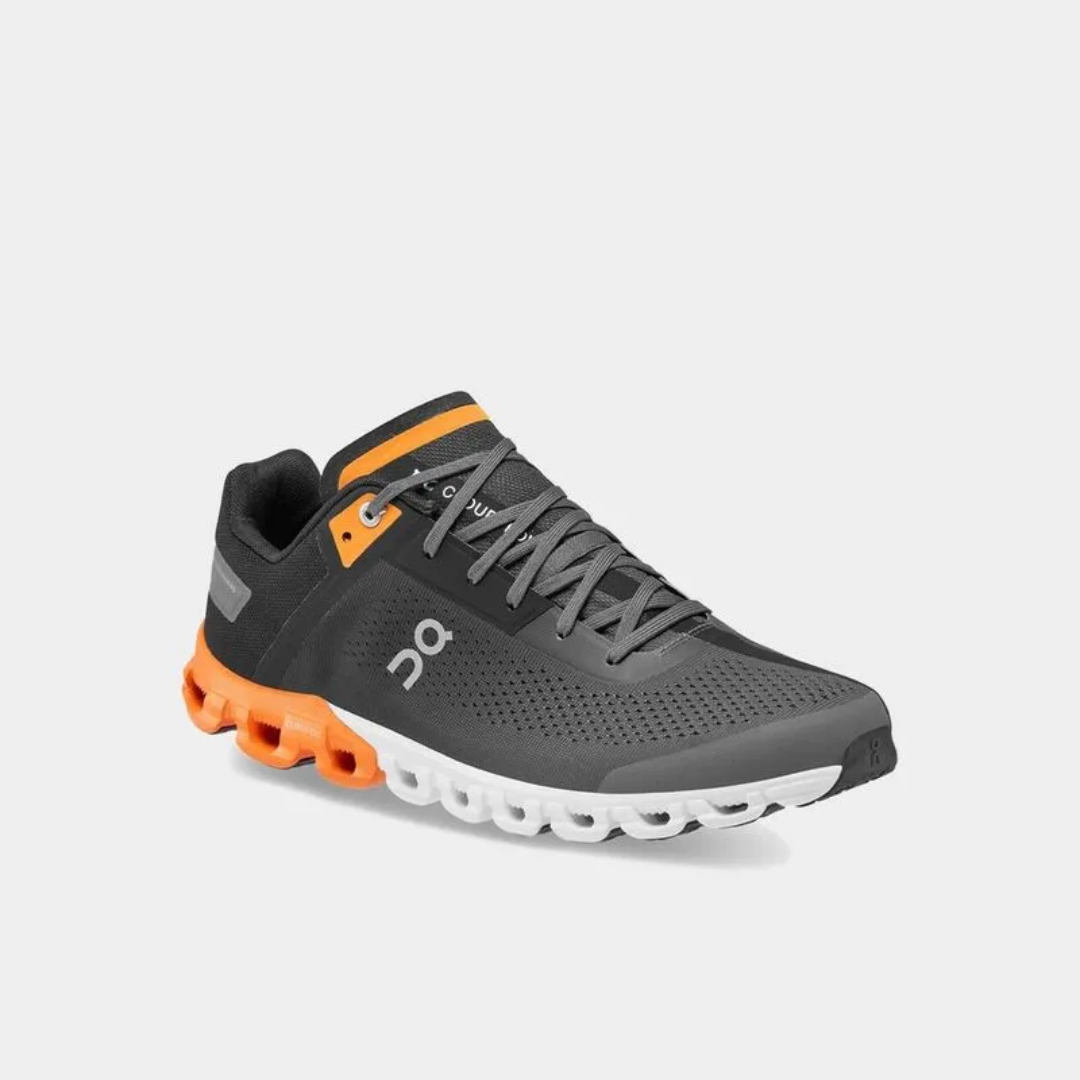 Mens On Running Cloudflow 3.0 Black/Orange Running Shoes