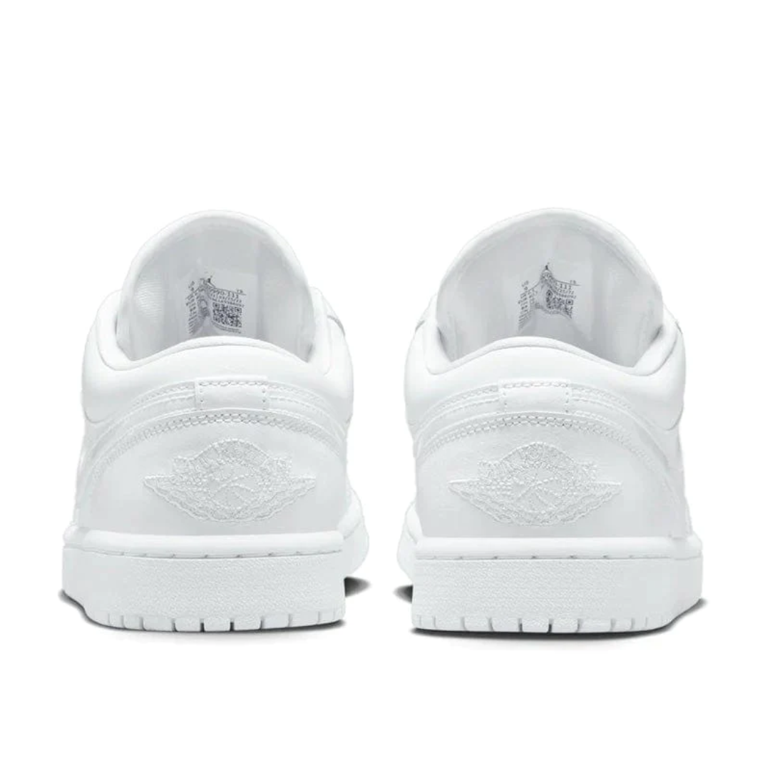 JORDAN 1 LOW TRIPLE WHITE (2022) (WOMEN'S)