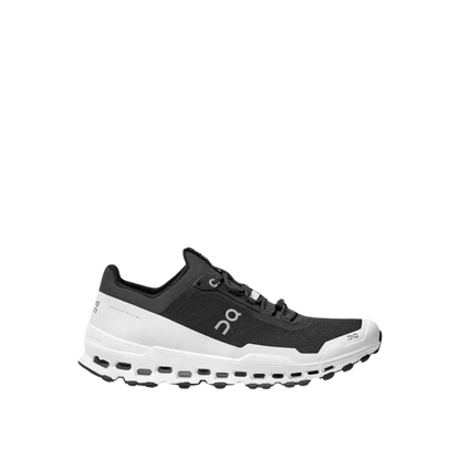 Mens On Running Cloudultra Black/White Trail Running Shoes