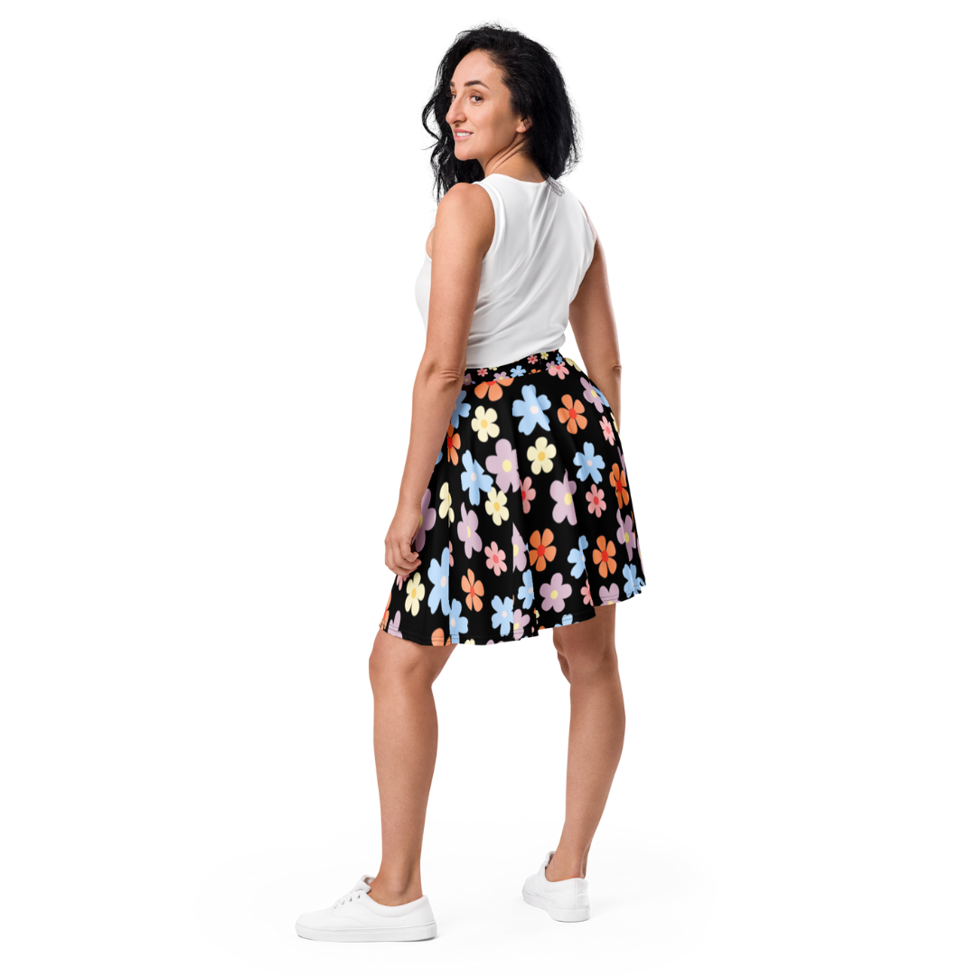 Floral Skater Skirt