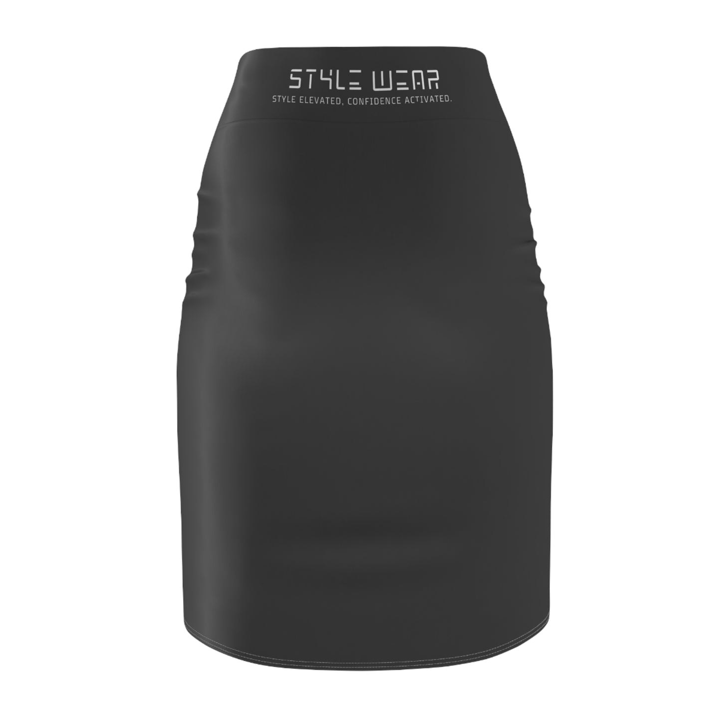 Dark Grey Pencil Skirt