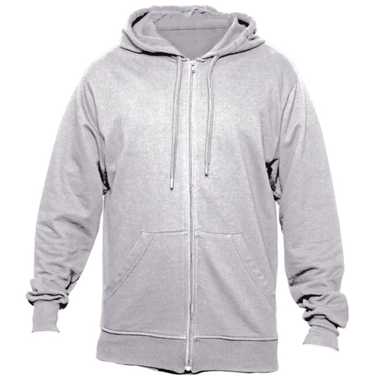 Grey Unisex Fleece Hoodie/Jacket