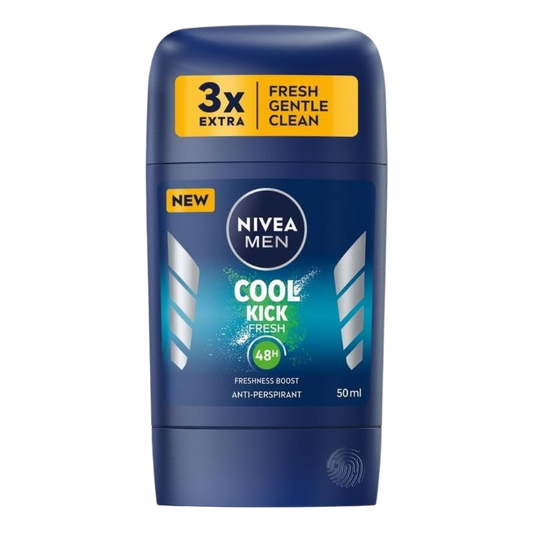 NIVEA MEN Cool Kick Fresh Anti-perspirant Stick Deodorant - 50ml