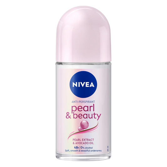 NIVEA Pearl & Beauty Anti-perspirant Roll-on Deodorant - 50ml