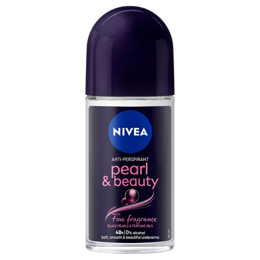 NIVEA Pearl & Beauty Black Pearl Anti-perspirant Roll-on Deodorant - 50ml