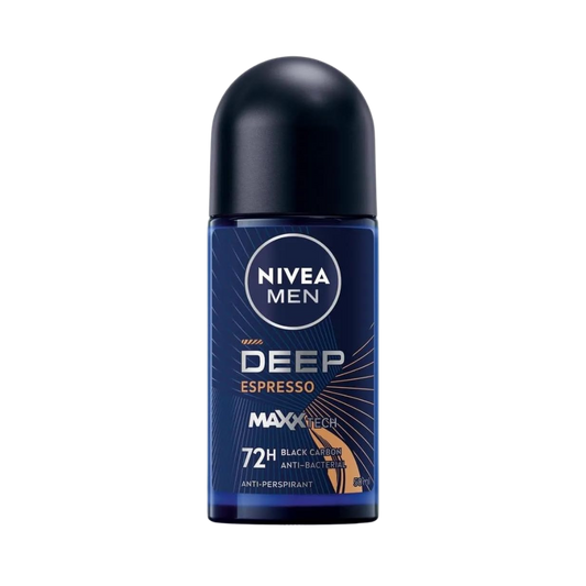 NIVEA MEN DEEP Espresso Anti-perspirant Roll-On Deodorant - 50ml