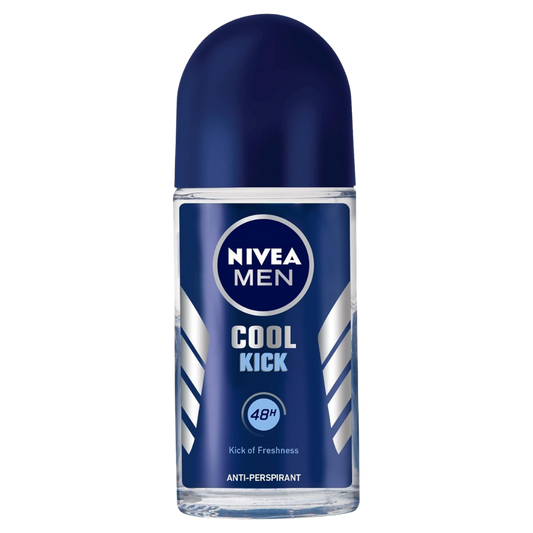 NIVEA MEN Cool Kick Anti-perspirant Roll-On Deodorant - 50ml