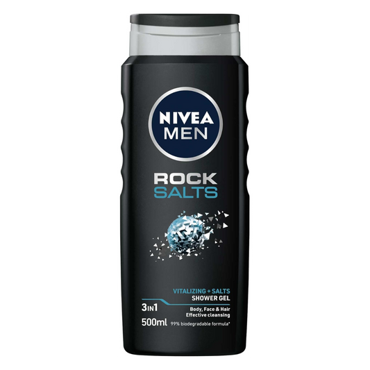 NIVEA MEN Shower Gel Rock Salt 500ml