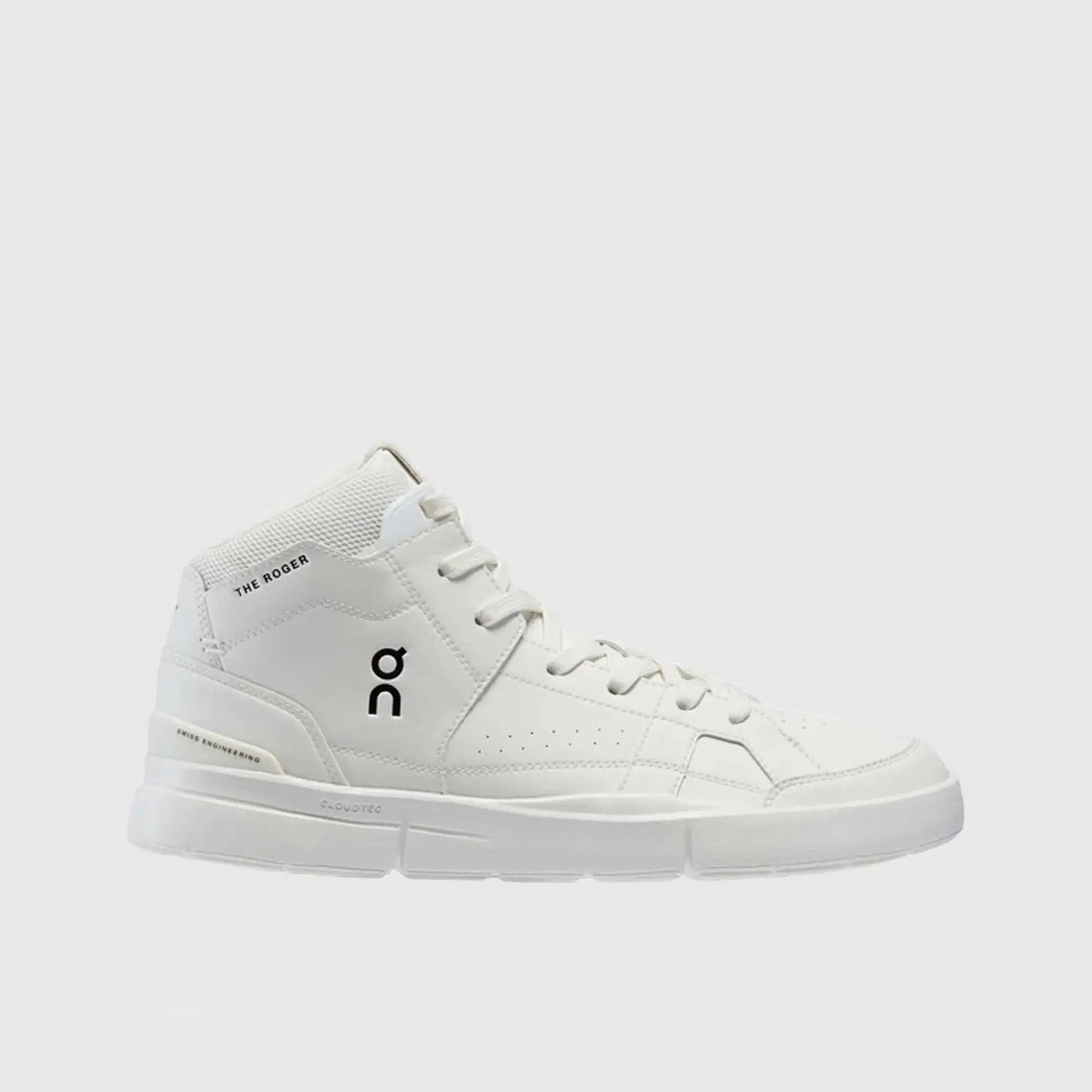 On Men's The Roger Clubhouse Mid White Indigo