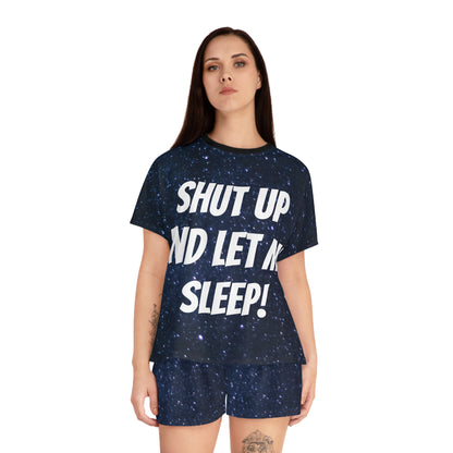 "Let me sleep" Short Pajamas - Women