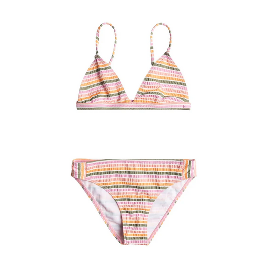 Roxy Girls Mirage Stripe Tri Swim Set