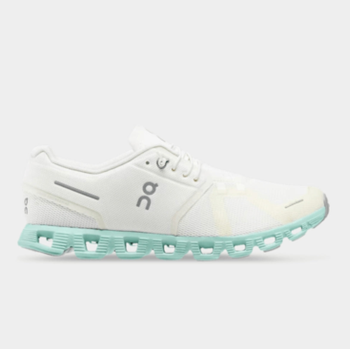 Women's ON Running Cloud 5.0 Undyed White/Creek Running Shoes