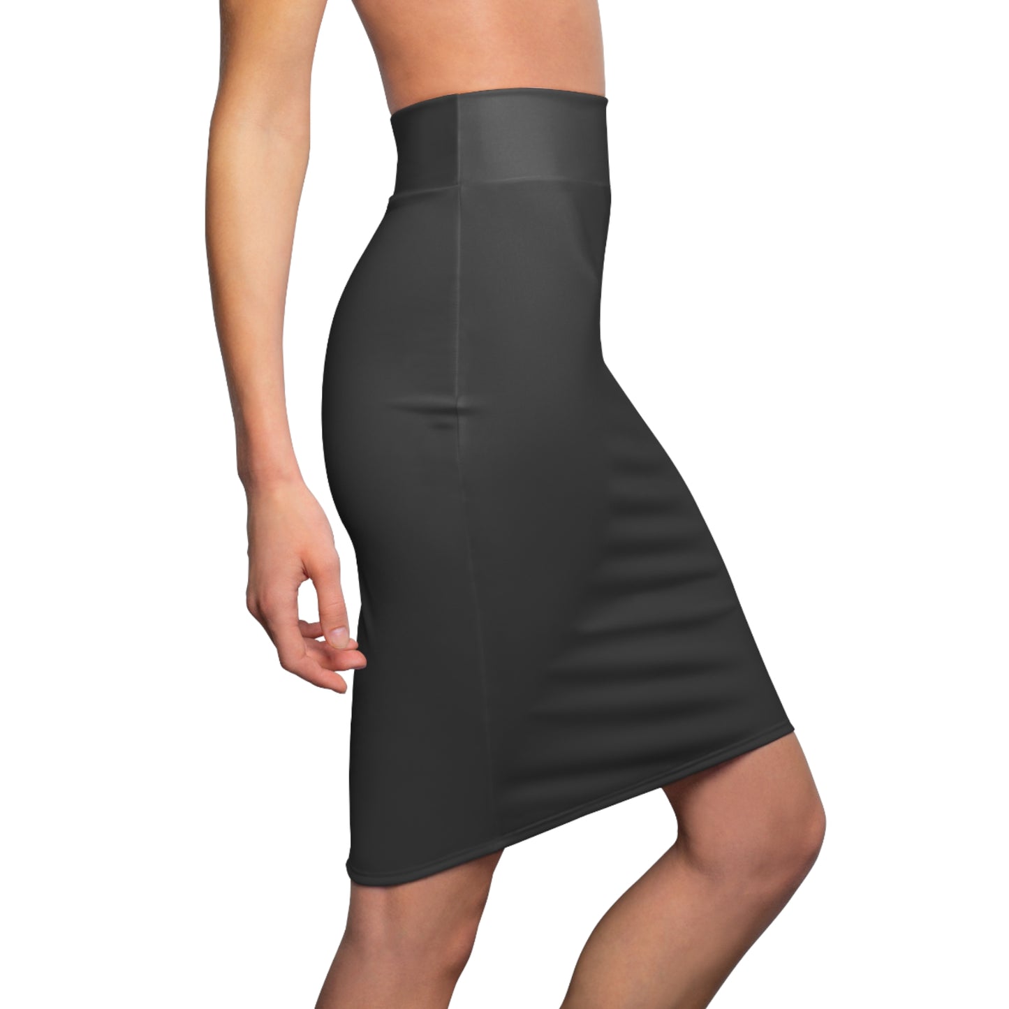 Dark Grey Pencil Skirt