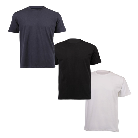 3-pack york premium crew neck tee - multi