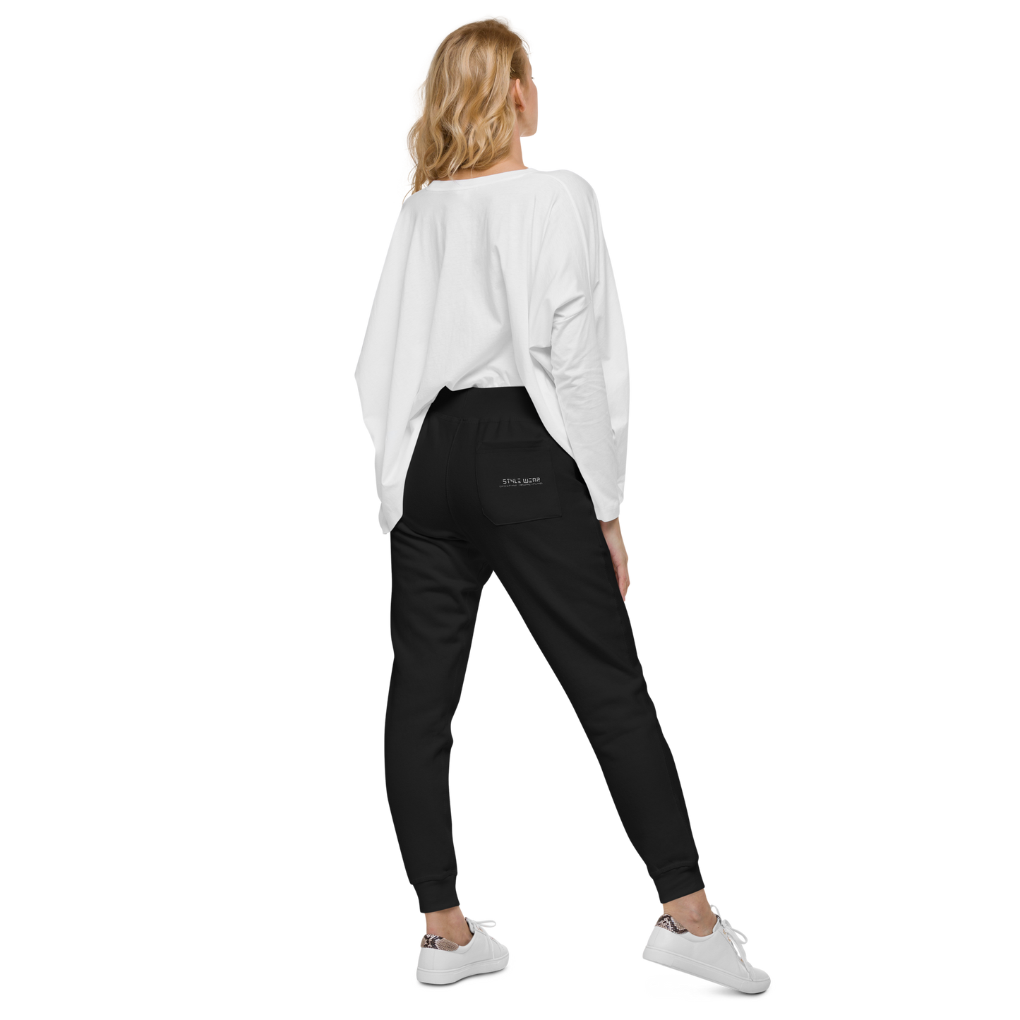 Women's Black fleece sweatpants